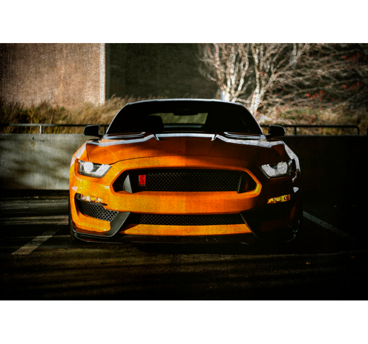 Wall mural vehicle sleek muscle car - TenStickers