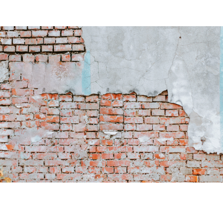 Brick mural wallpaper exposed brick texture - TenStickers