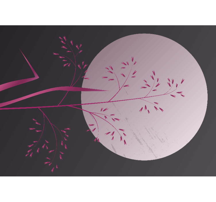 Zen wall mural serene botanical design - TenStickers