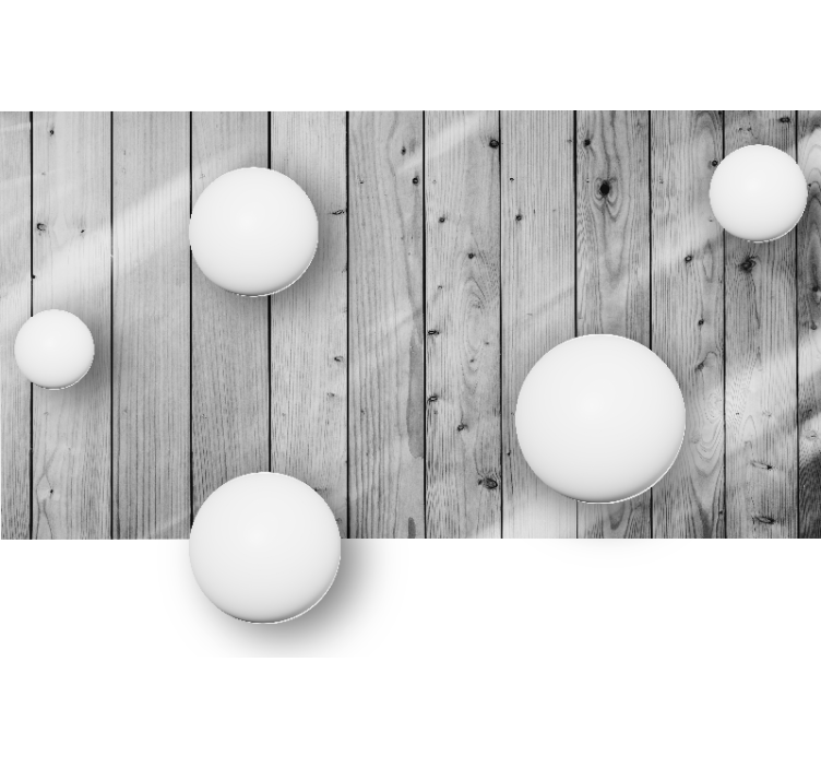 Texture wall mural geometric sphere design - TenStickers