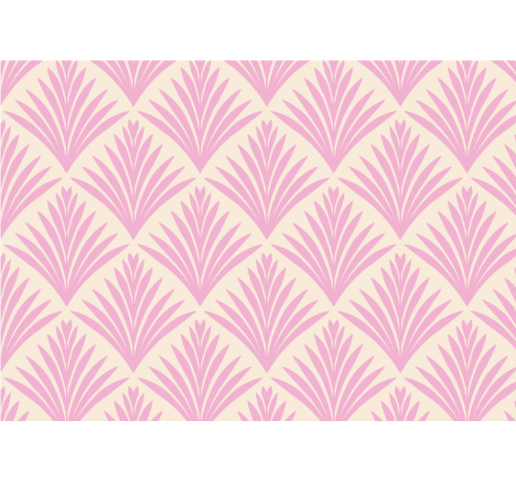 Texture wall mural stylized palm leaves - TenStickers