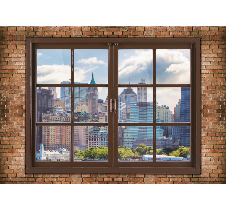 Wall mural new york skyline views manhattan - TenStickers