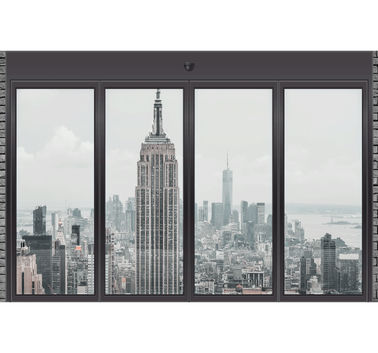 Wall mural new york empire state urban skyline - TenStickers
