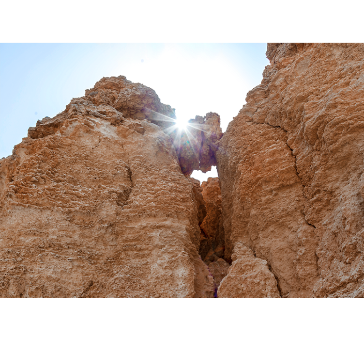 Wall mural mountain rocky landscape view - TenStickers