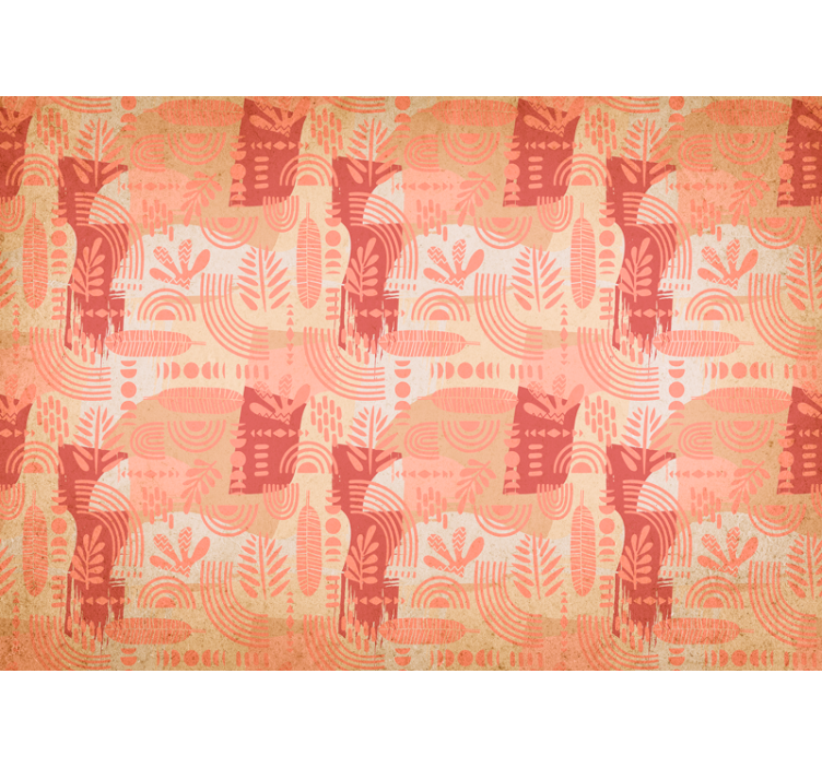 Texture wall mural geometric pattern design - TenStickers