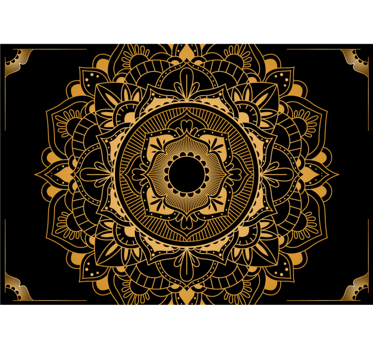 Mandala wall mural elegant mandala design - TenStickers