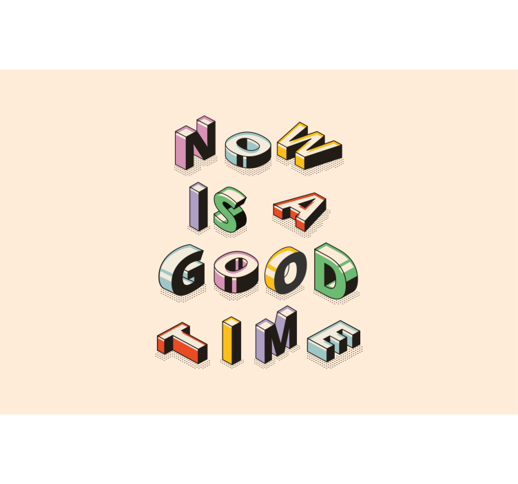 Inspirational quote wall mural - TenStickers