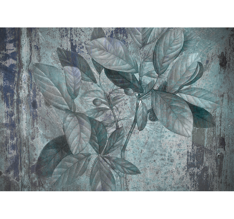 Wall mural nature leafy green sprouts - TenStickers