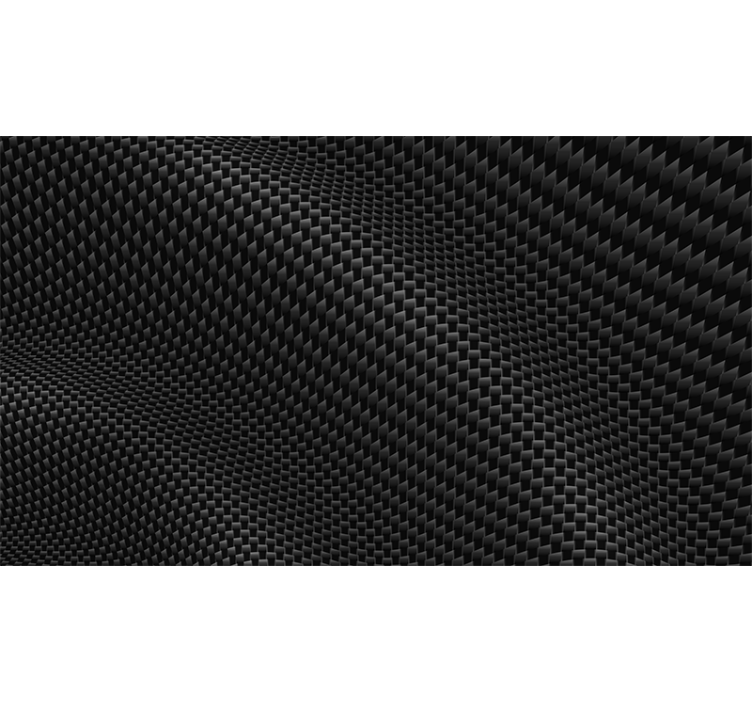 Carbon fiber  3D Wall Mural - TenStickers