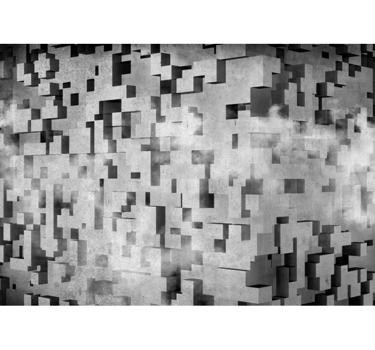 Texture wall mural modern geometric design - TenStickers