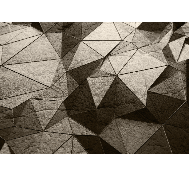 Texture wall mural geometric composition design - TenStickers
