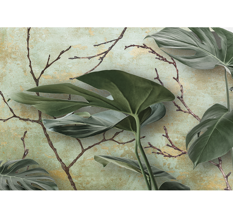 Wall mural nature tropical greenery inspiration - TenStickers