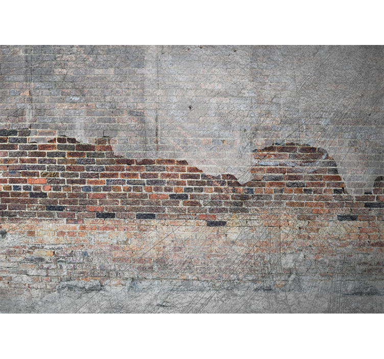Mural stone wall urban brick texture - TenStickers