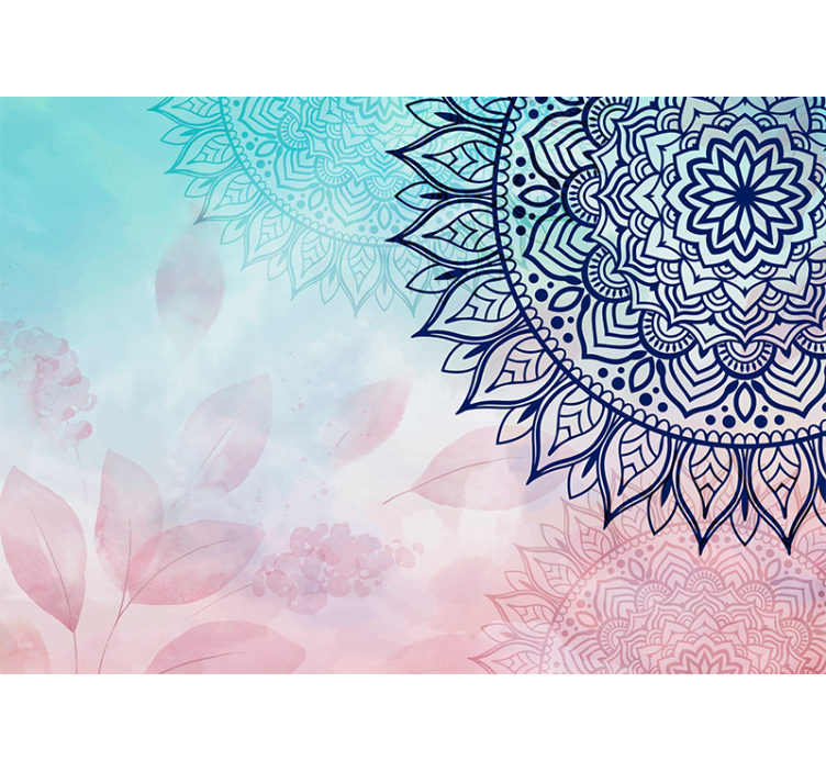 Bohemian Mandala wall mural - TenStickers