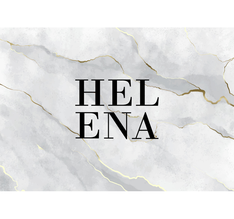 Personalized Text Accent quote wall mural - TenStickers