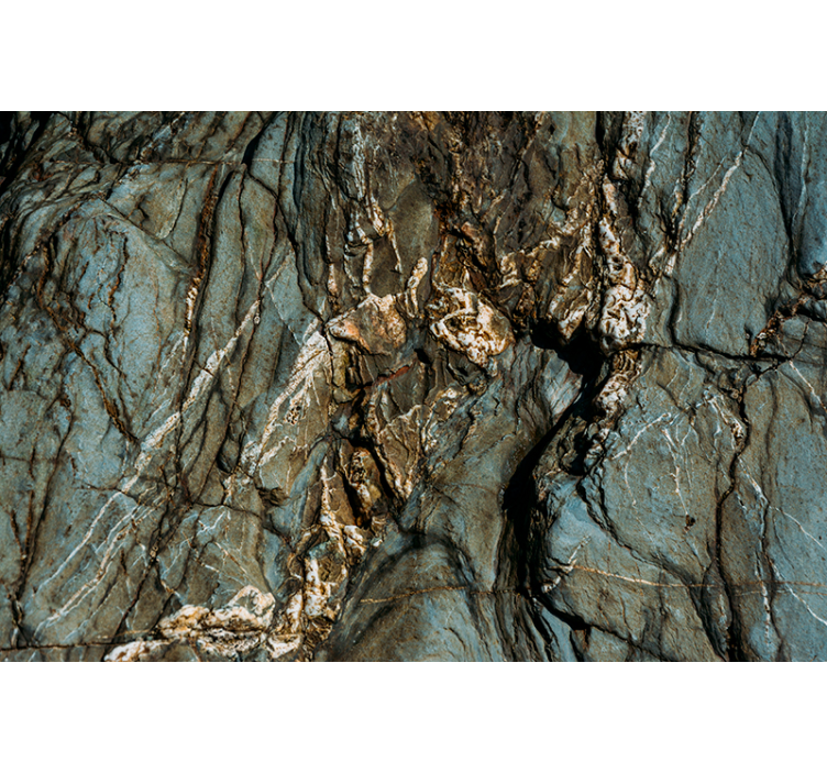 Texture wall mural cracked stone surface - TenStickers