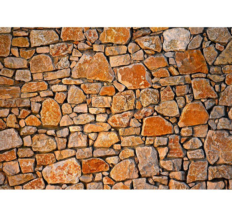 Mural stone wall rocky stone surface - TenStickers