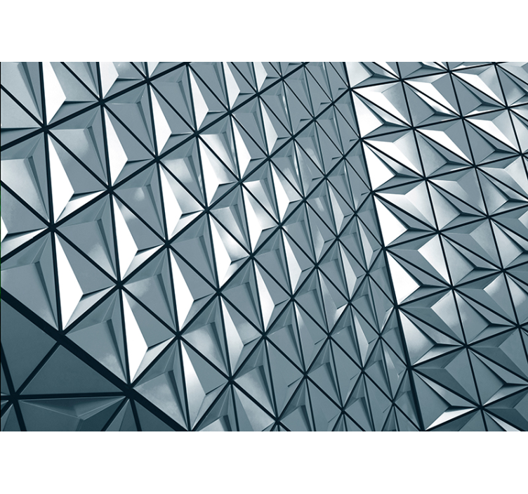 Geometric Patterned Surface abstract wall mural - TenStickers