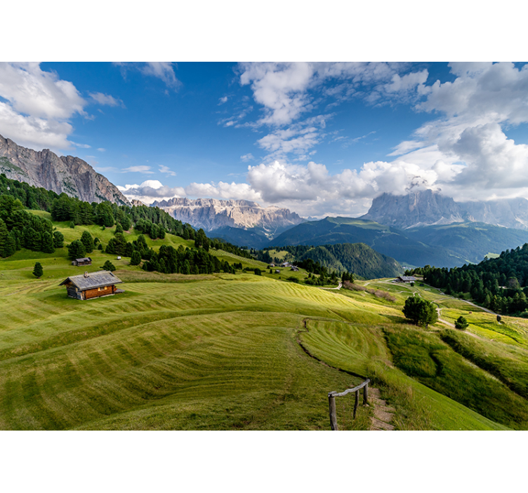 Mountain in the distance Marriage Wall Murals - TenStickers