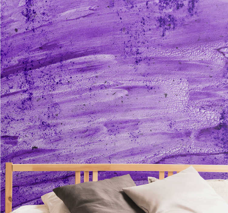 Abstract wall mural textured purple waves - TenStickers