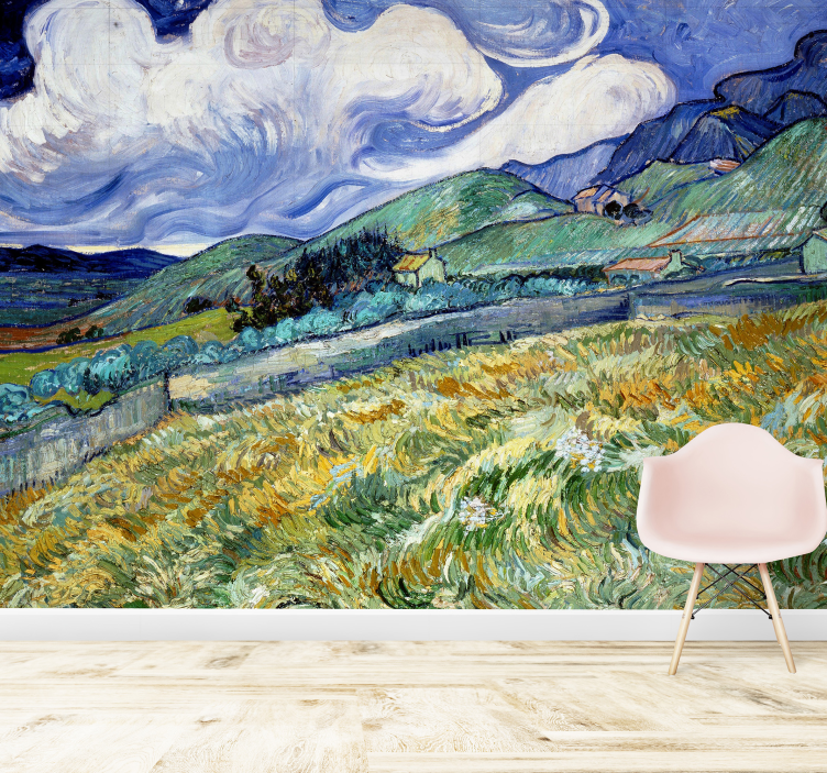 Artistic Van Gogh Iris Classic Art Wall Mural - TenStickers