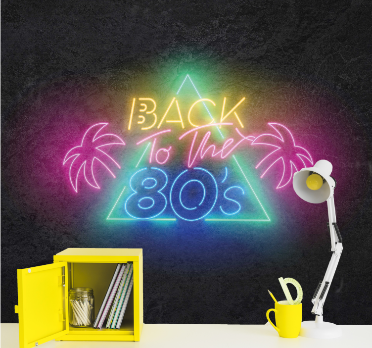 Back to the 80's wall mural vintage - TenStickers