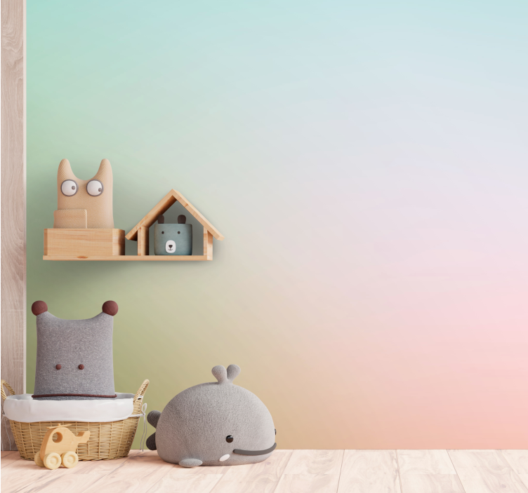 Childrens wall mural cute animal designs - TenStickers