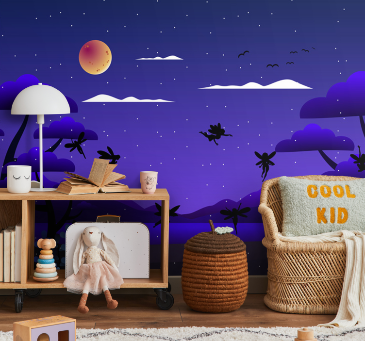 Kids murals magical forest - TenStickers