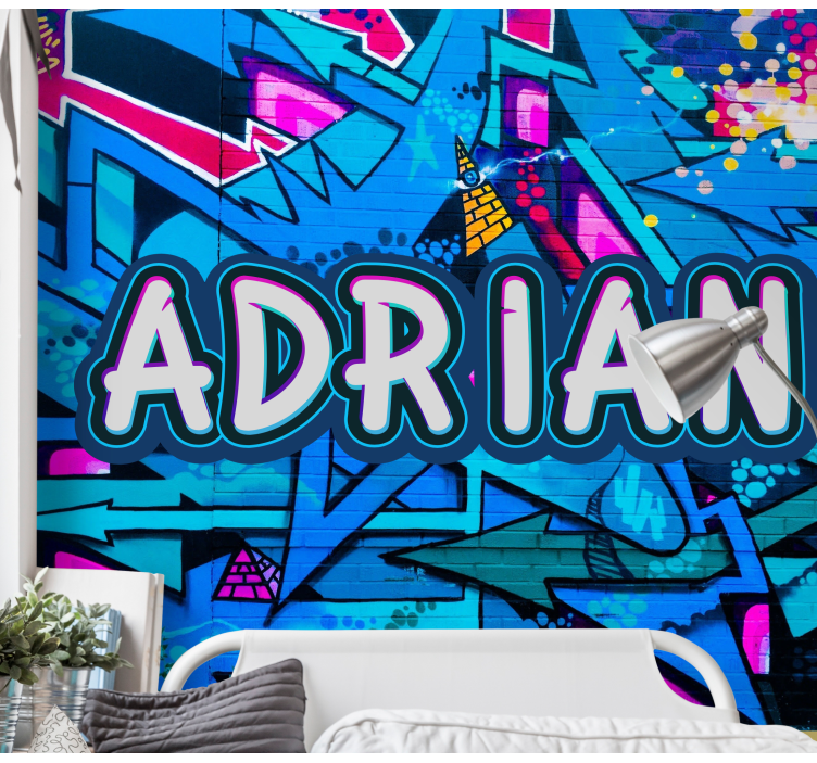 Customizable graffiti wall mural - TenStickers