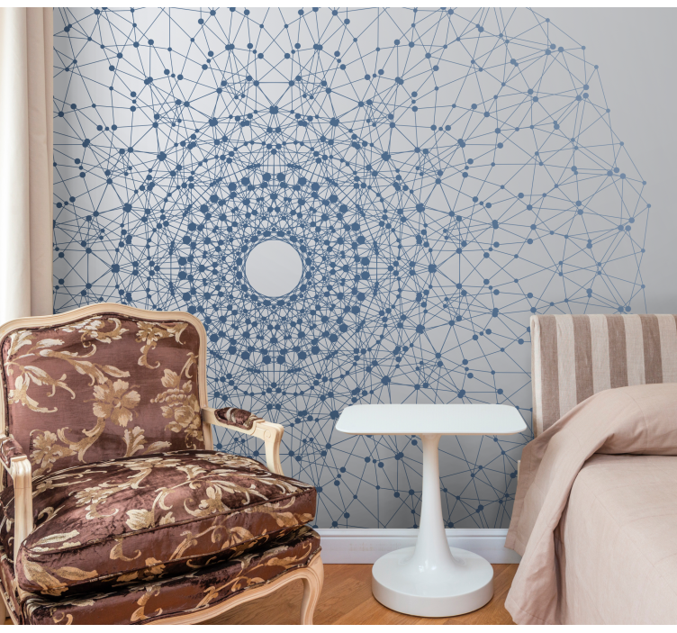 Geometric Shape Arrangement abstract wall mural - TenStickers