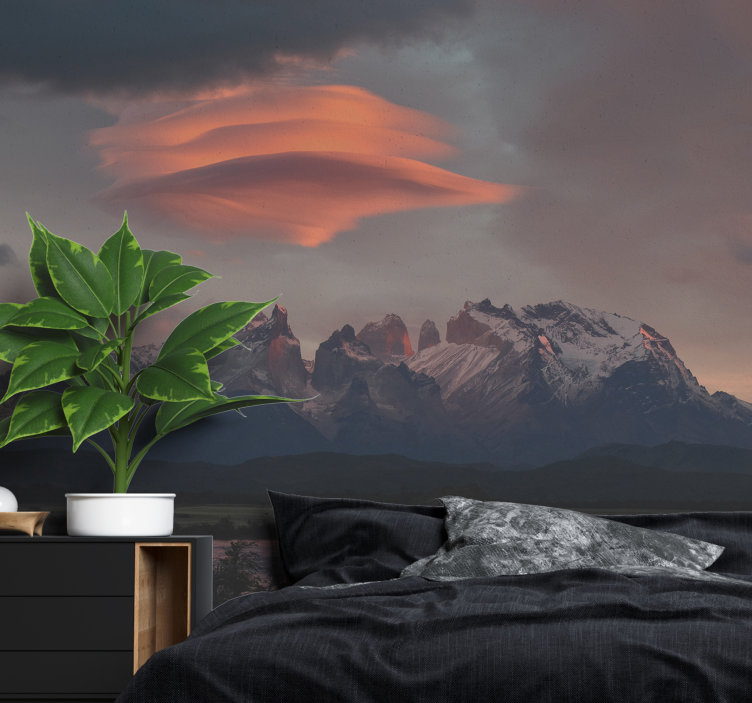 Grand Mountain Summits landscape wall mural - TenStickers