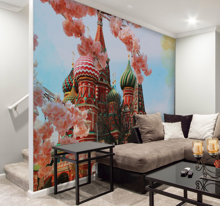 Kremlin and Carousel wall mural - TenStickers