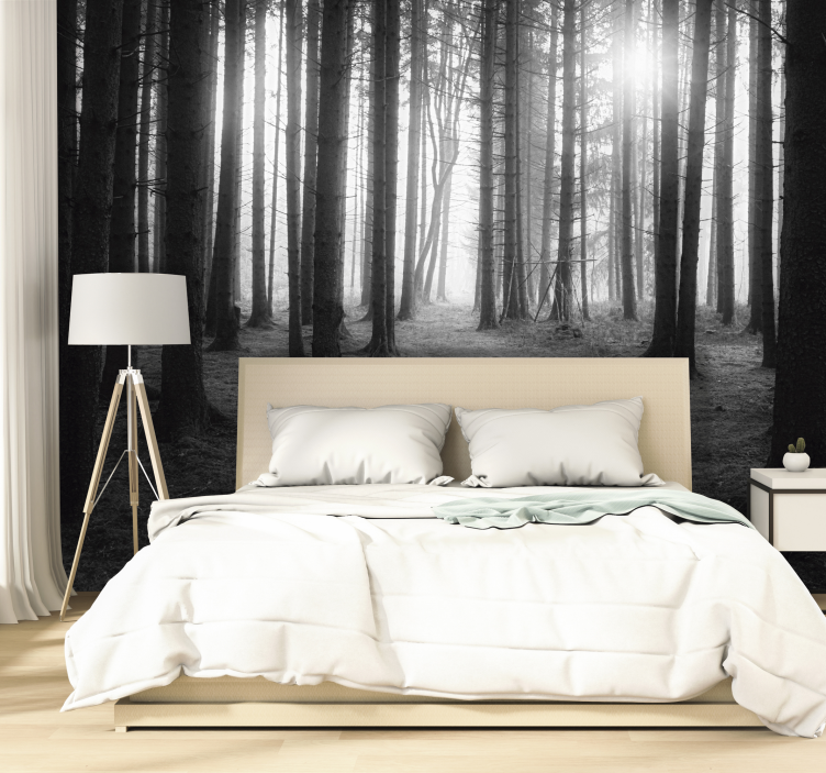 Magical Woodland forest wall mural - TenStickers