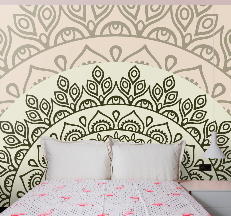 Mandala wall mural complex mandala design - TenStickers