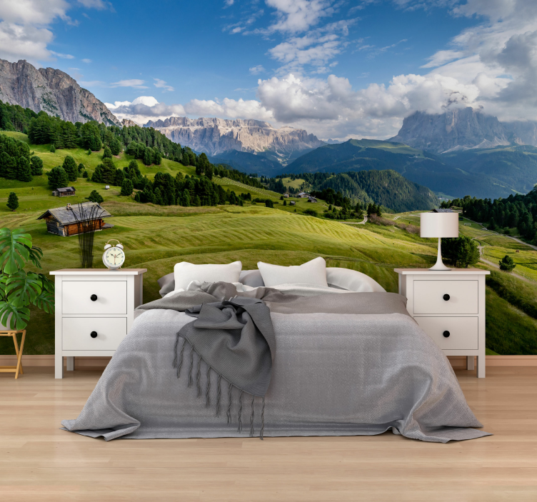 Mountain in the distance Marriage Wall Murals - TenStickers