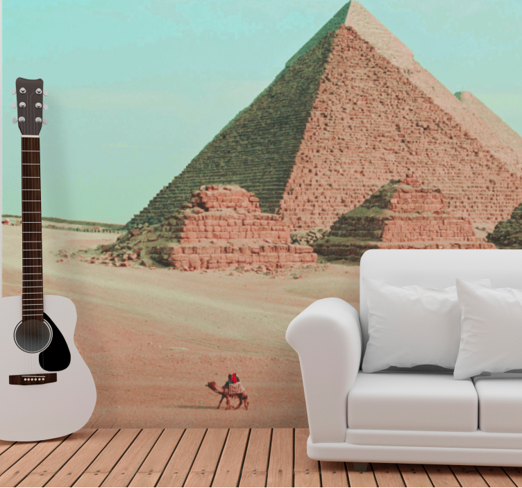 Pyramids aesthetic photography Wall Mural - TenStickers