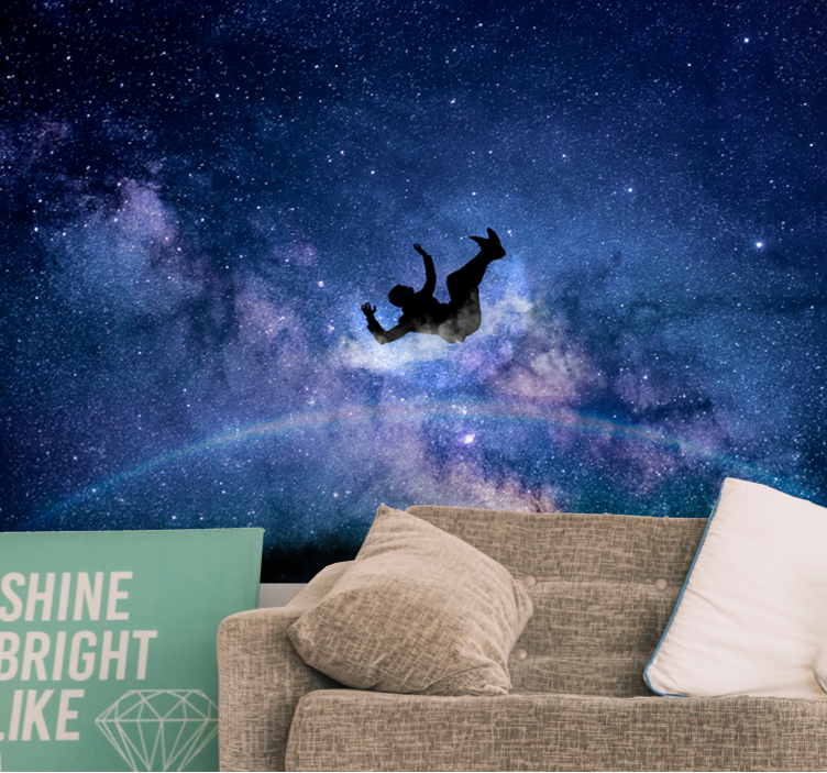 Space wall mural cosmic adventure - TenStickers