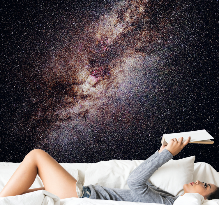 Space wall mural galaxy night sky - TenStickers