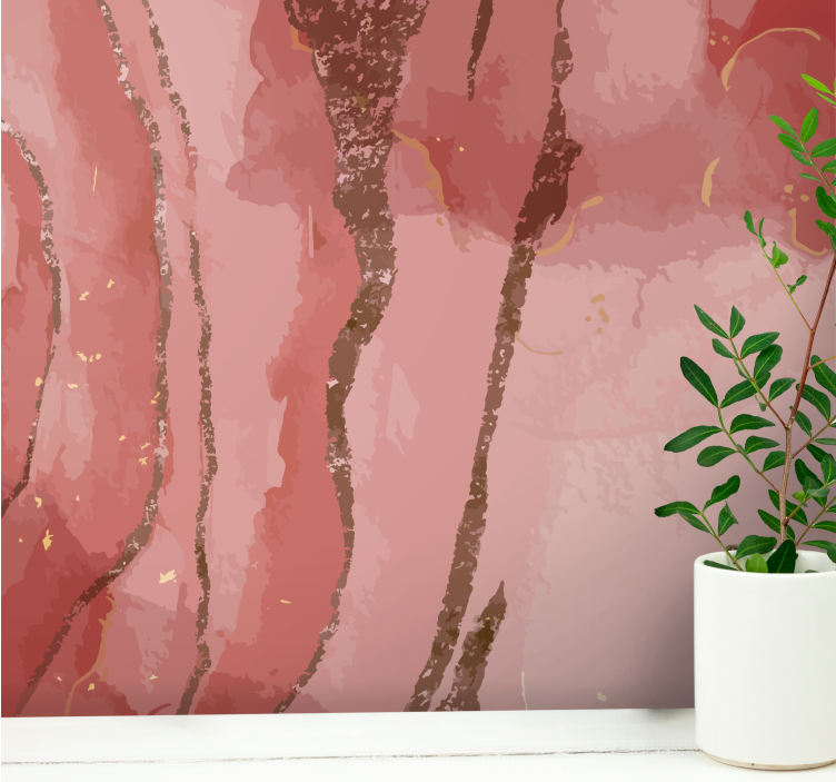 Texture wall mural elegant vein designs - TenStickers