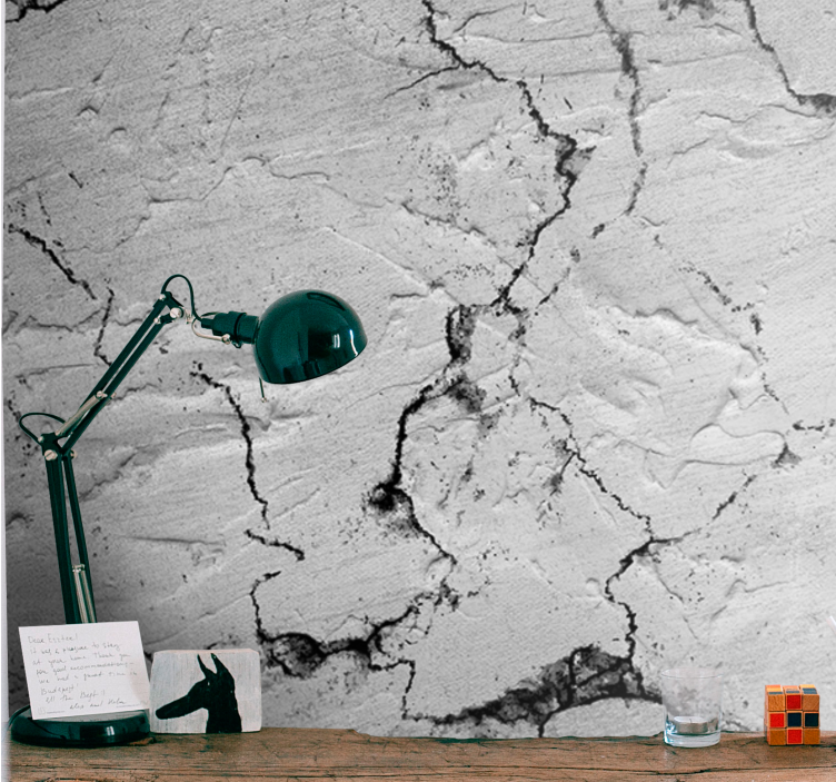 Texture wall mural fragmented stone design - TenStickers