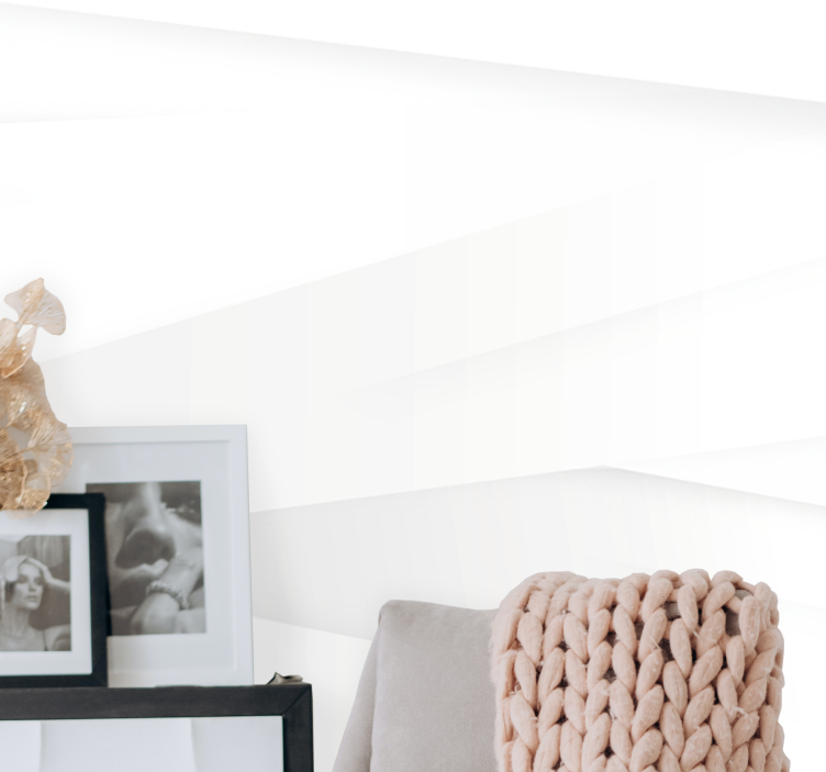 Texture wall mural layered geometric shapes - TenStickers