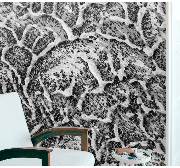 Texture wall mural organic texture design - TenStickers
