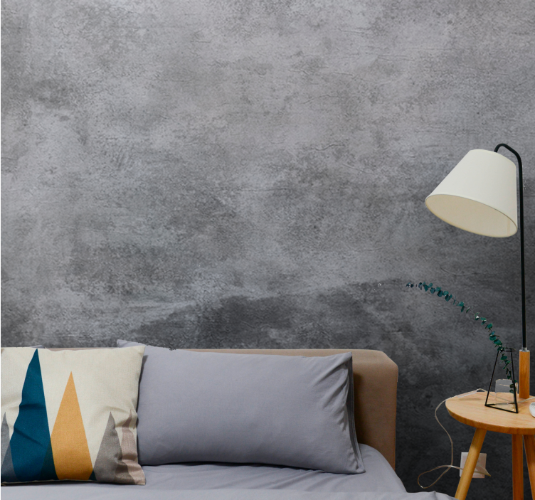 Texture wall mural textured cement finish - TenStickers