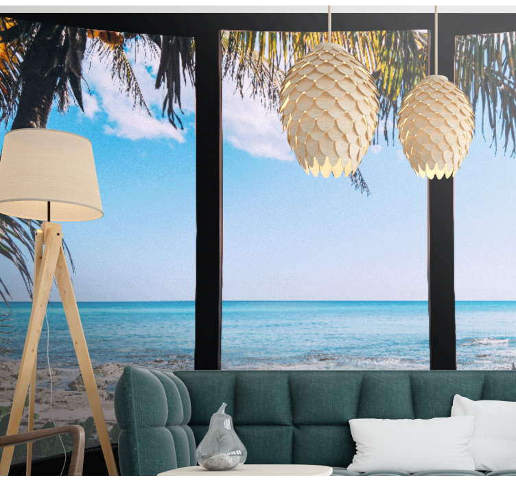 Under the sea wall mural tranquil ocean scene - TenStickers