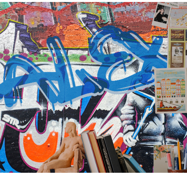 Urban Street Style graffiti wall mural - TenStickers