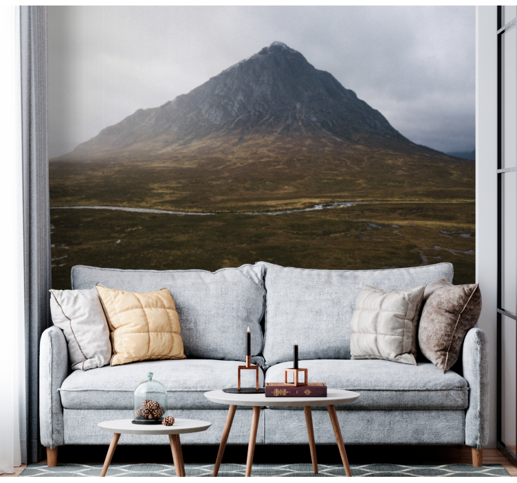 Wall mural mountain majestic mountain summit - TenStickers
