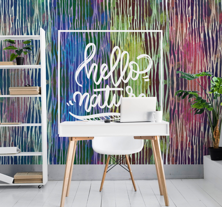 Wall mural nature hello nature - TenStickers