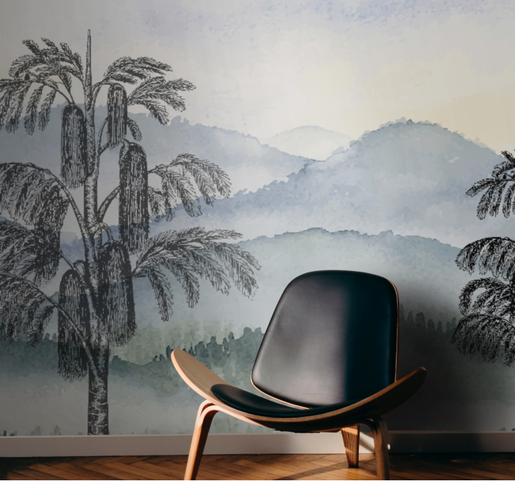 Wall mural nature mountain landscape - TenStickers