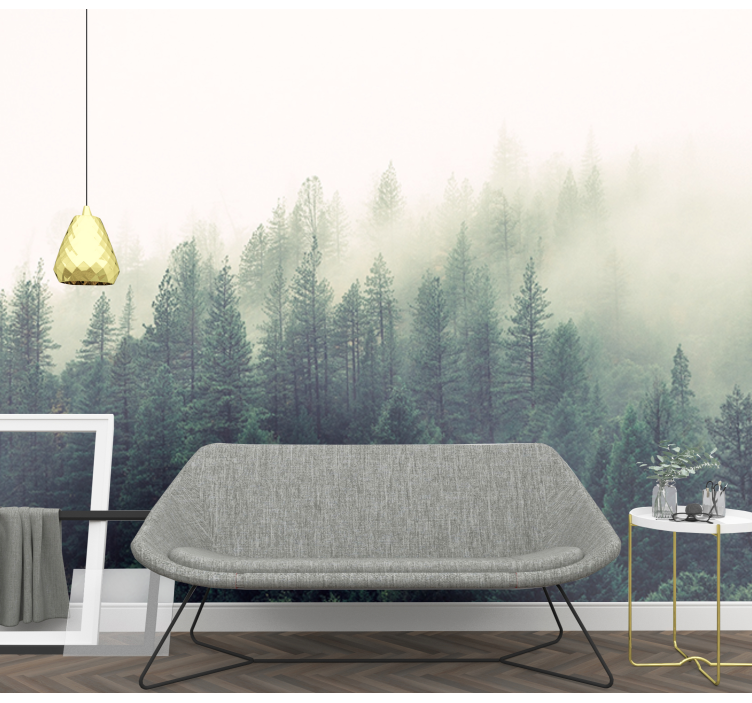 Wall mural nature mystical forest landscape - TenStickers