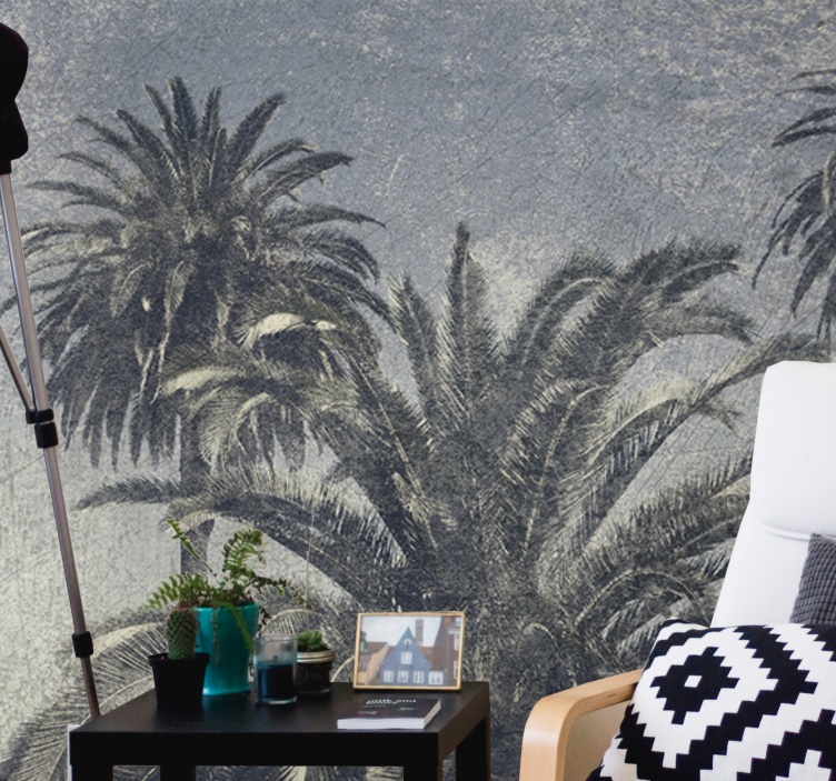 Wall mural nature palm tree paradise - TenStickers